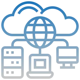 Icon für Cloud-Hosting und Server-Dienste von KNT Solutions in Rudolstadt, Saalfeld, Thüringen und deutschlandweit